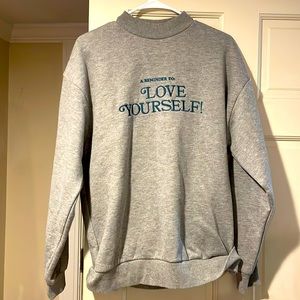 Forever 21 embroidered crewneck